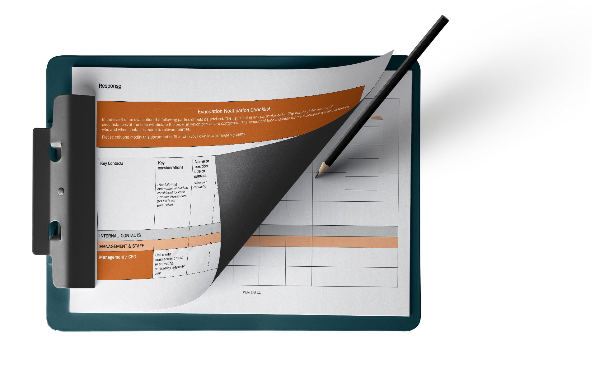 Evacuation Notification Checklist
