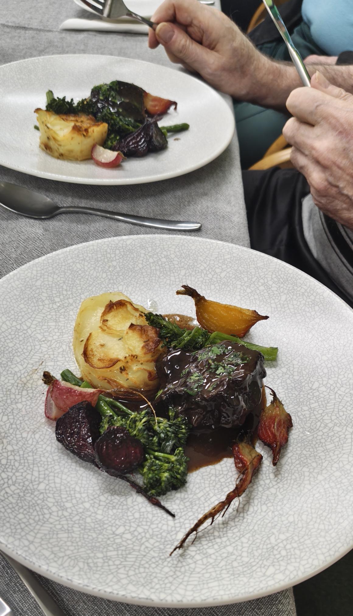 Slow braised beef cheek is on the menu at MiCare centres