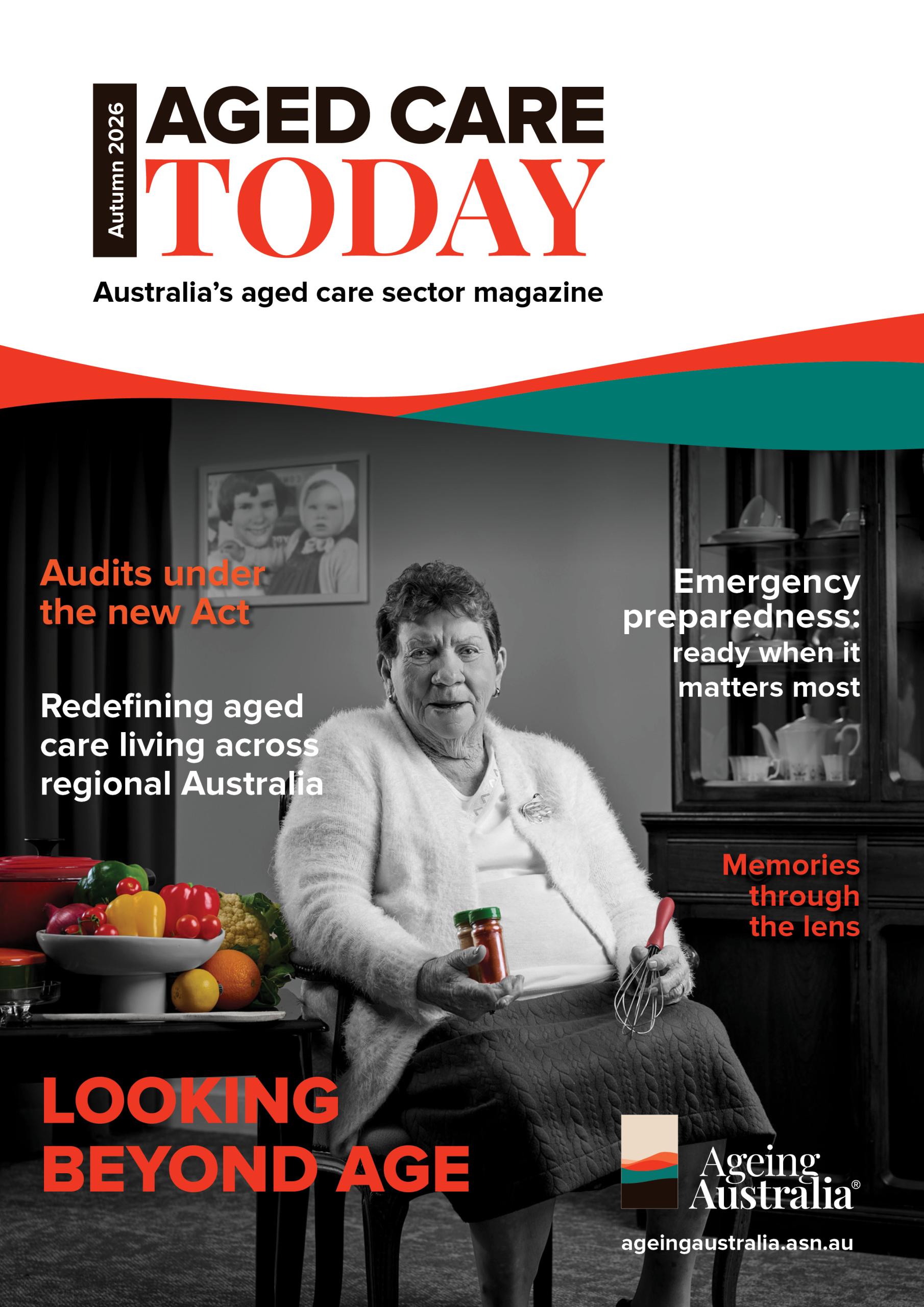 Aged Care Today magazine cover image Autumn 2026