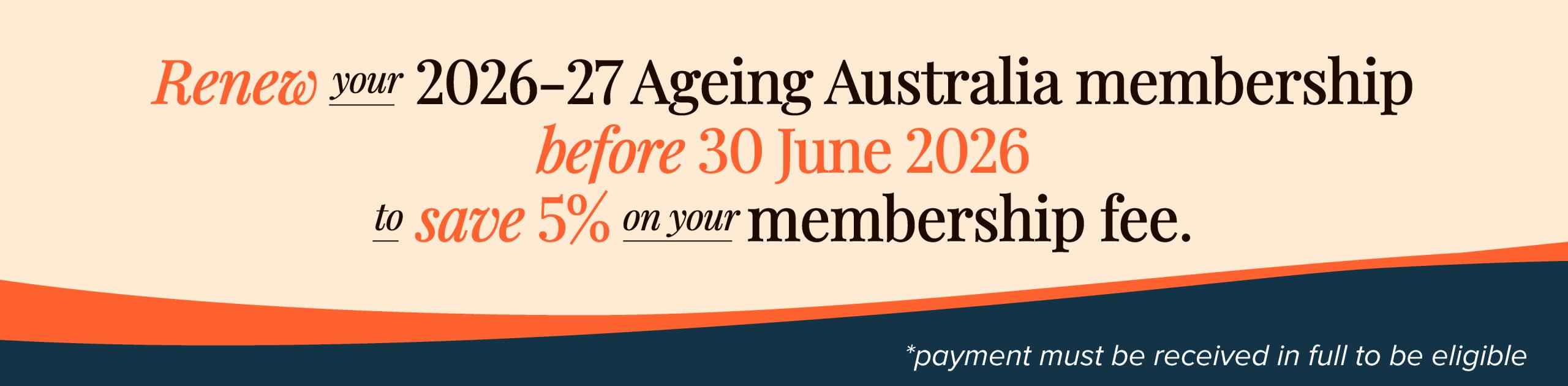 Renew your membership